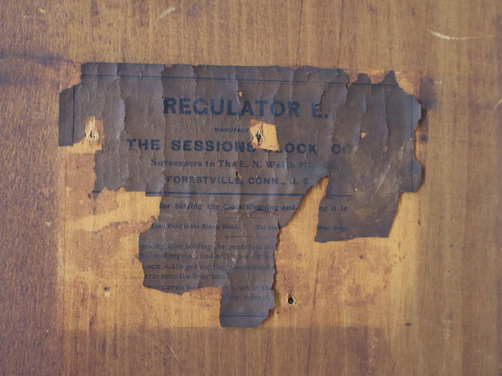 Carved Oak Regulator Clock - 11