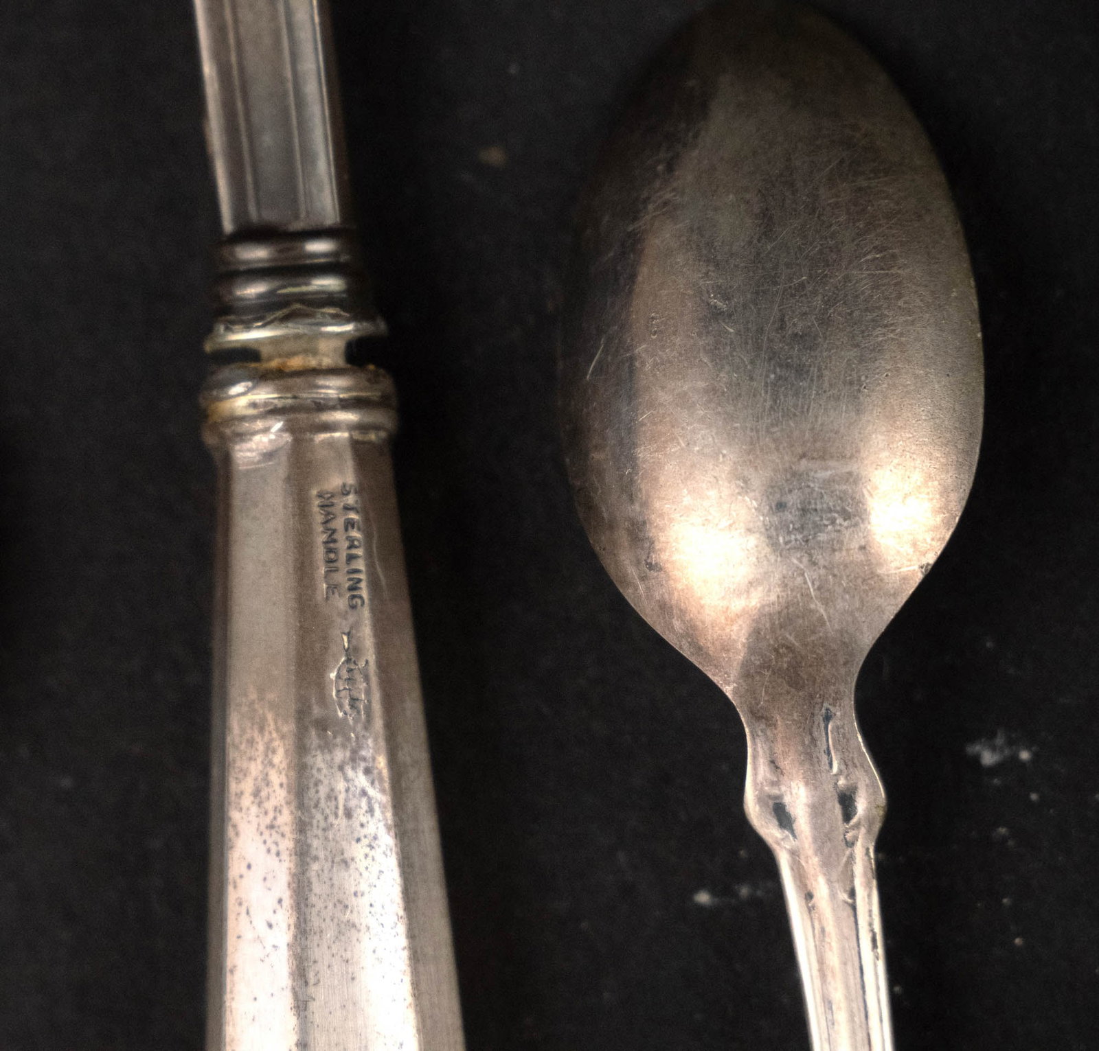 Two Vintage Alvin Sterling Silver Flatware Items - 13