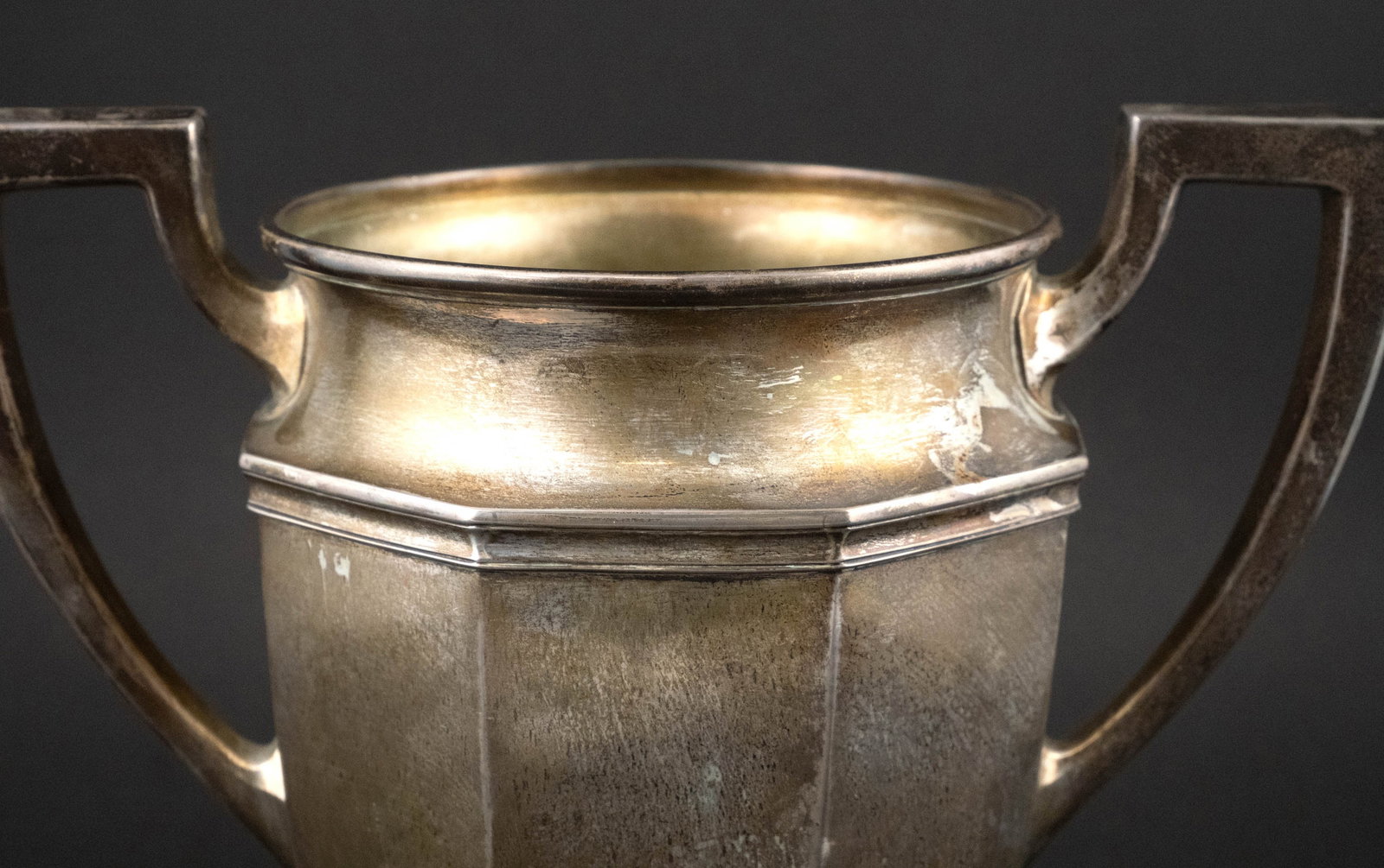 Sterling Silver Double Handled Urn or Trophy - 2