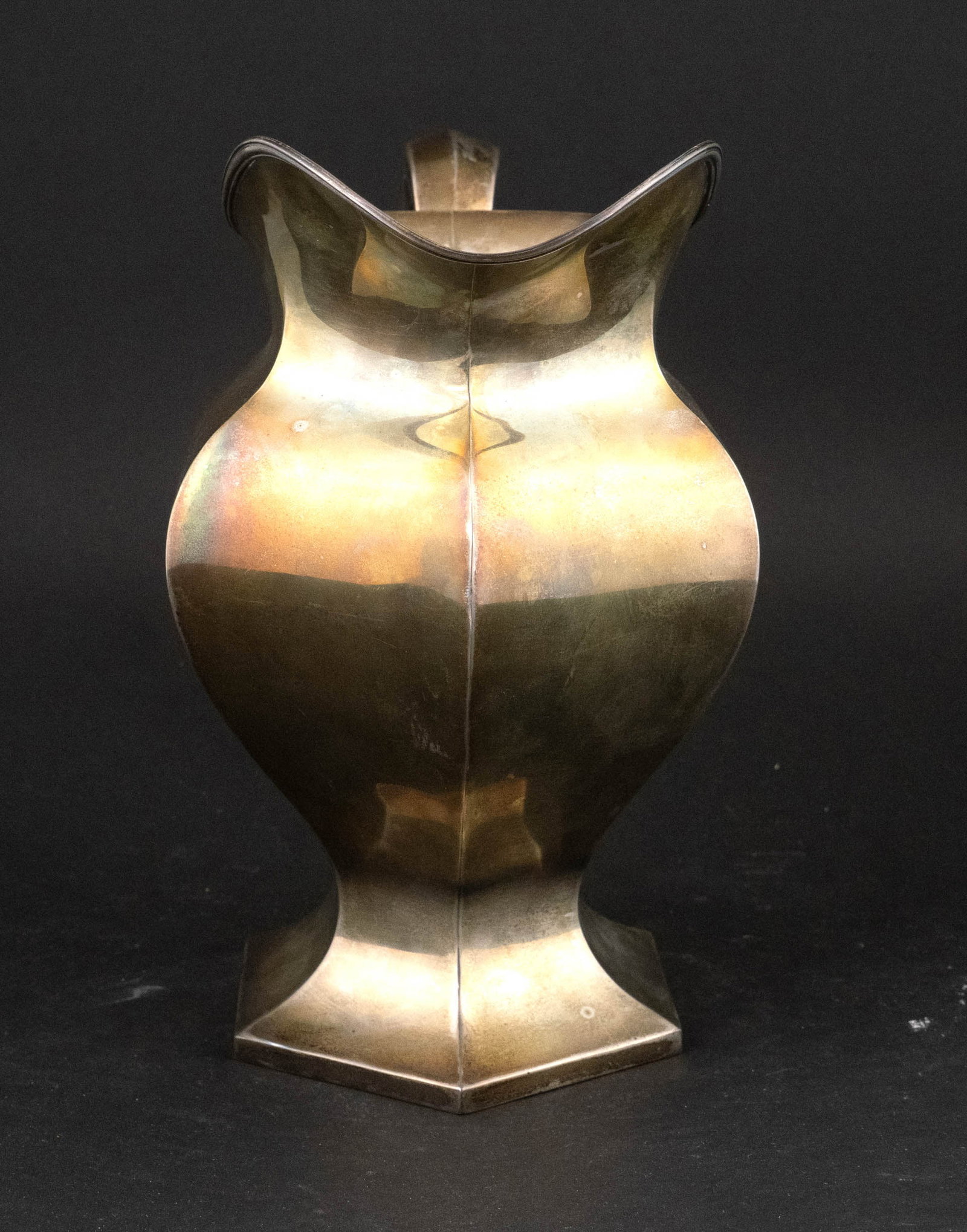 Faceted Sterling Silver Water Pitcher - 5