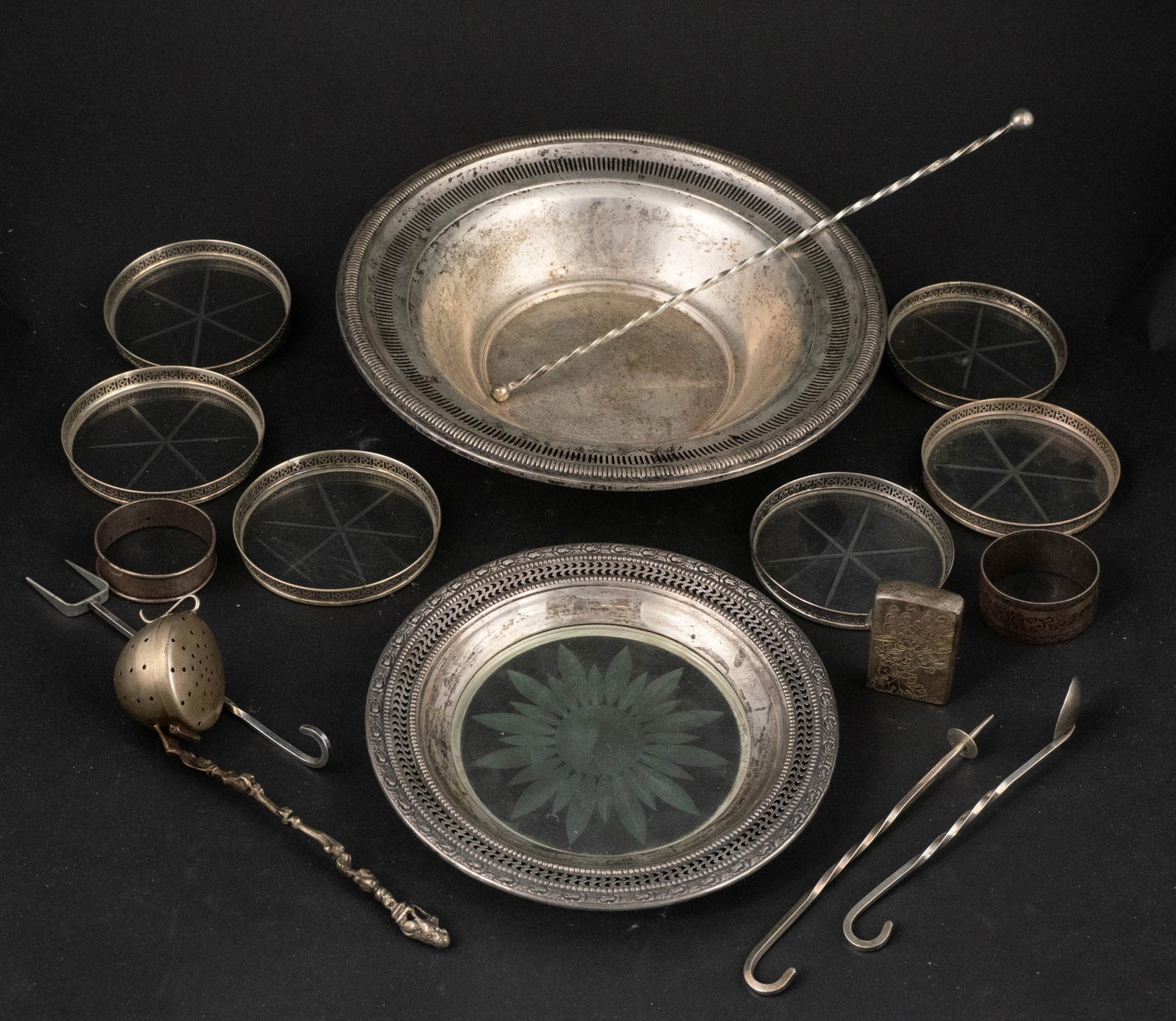 Sterling Silver Bowl and Hostess Wares (1 of 14)