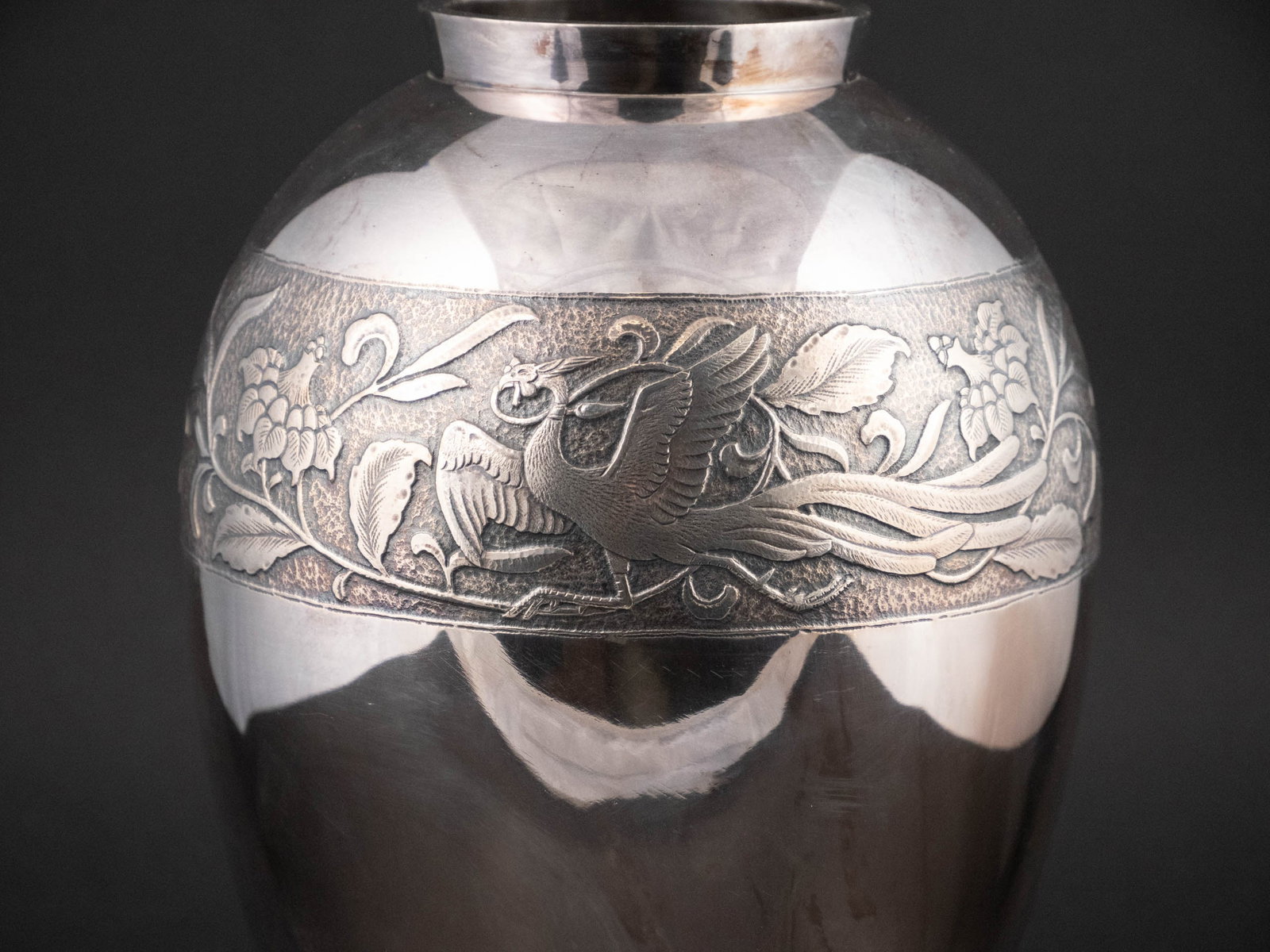 Japanese Silver Vase - 2