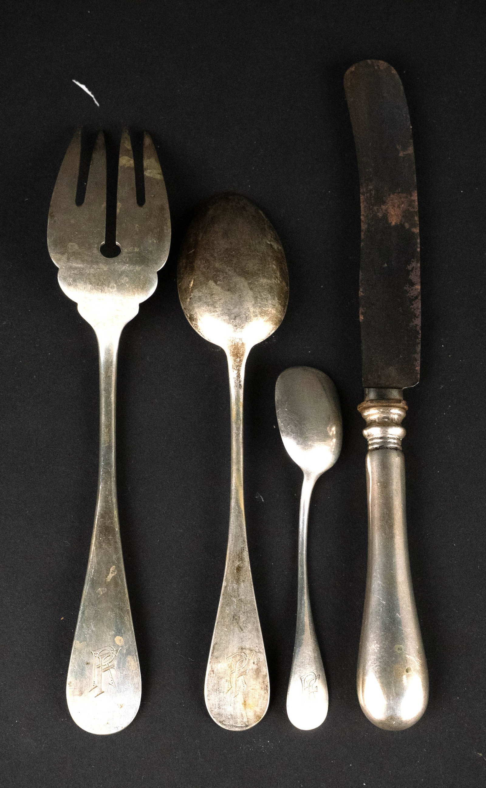 French Silver Partial Flatware Service - 8