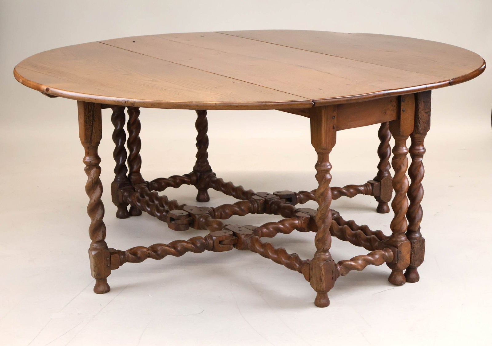 George I Oak Drop Leaf Drop-leaf Dining Table - 5