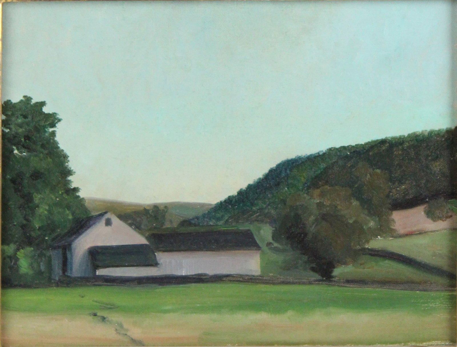 Frank von der Lancken, American 1872-1950, Landscape with House, Oil on Canvas (1 of 7)