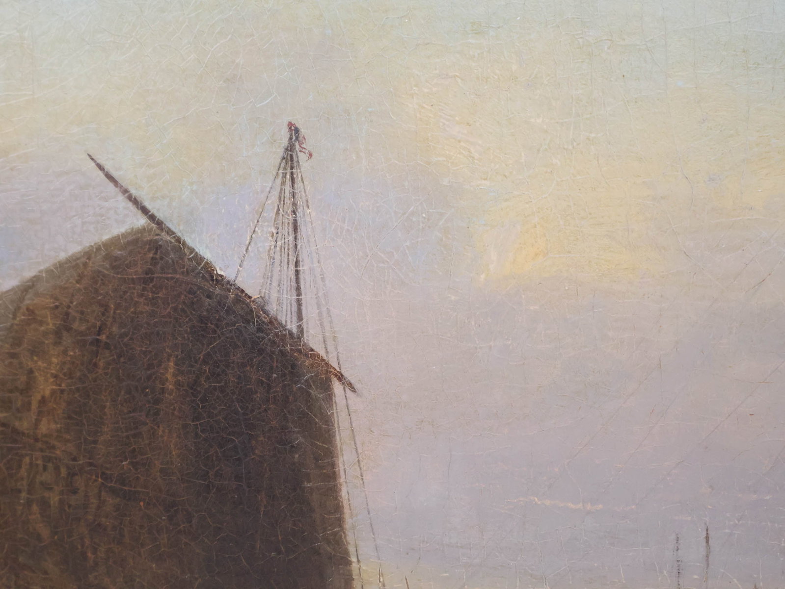 Chinese Qing Dynasty "China Trade" Hongs at Canton, Oil on Canvas - 15