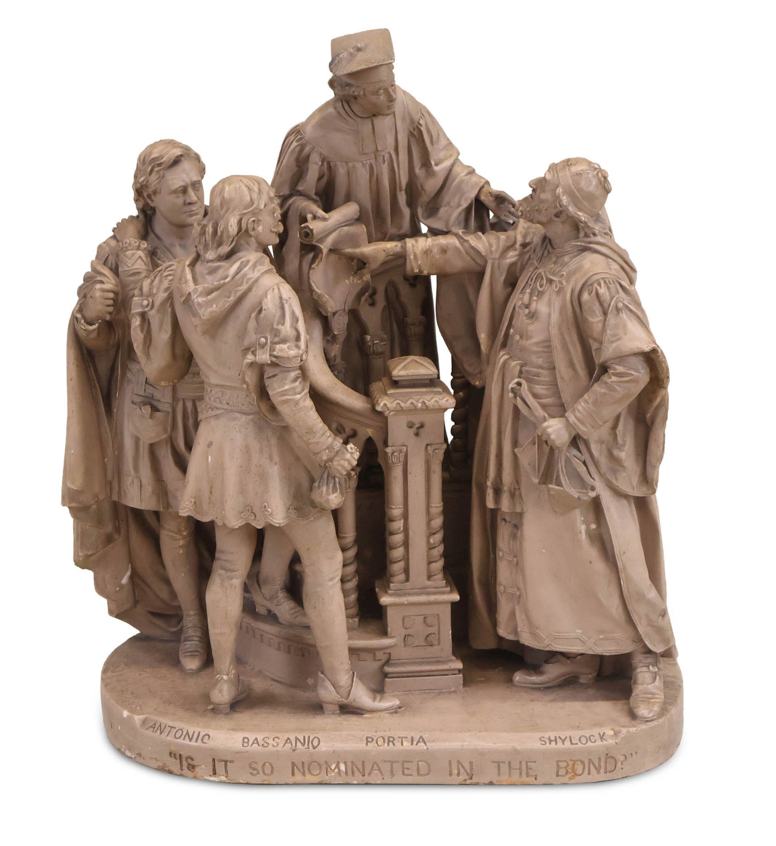 John Rogers, 1829-1904, Is it So Nominated in the Bond?, Plaster (1 of 14)