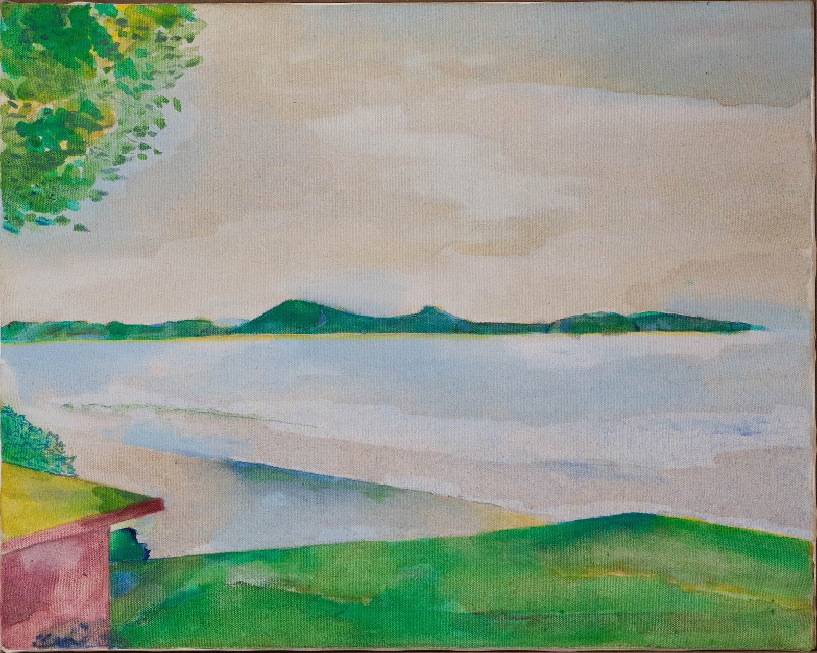 Robert Griffiths Hodgins, South African 1920-2010, Lookout from a Canadian Hideout, Oil on Canvas (1 of 6)