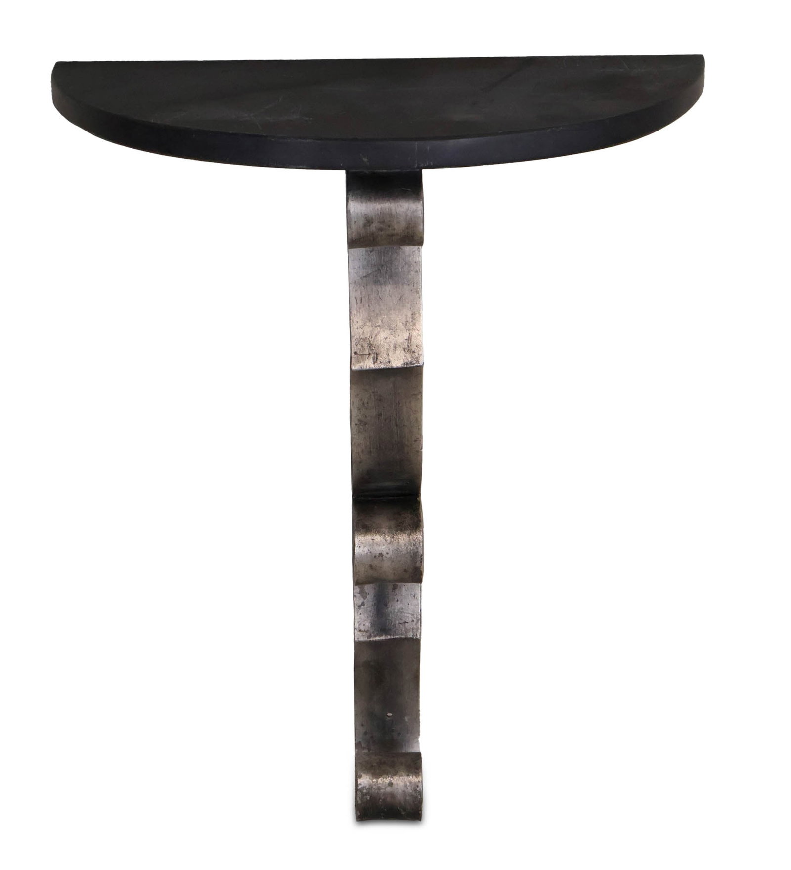 Classic Steel Marble Top Wall Console (1 of 14)