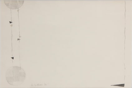 Dieter Roth, 1930-1998, Abstract Drawing, Mixed Media on Paper
