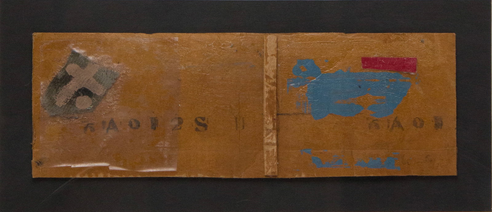 Dieter Roth, 1930-1998, Abstract Collage, Mixed Media on Paper: Dieter Roth 1930-1998 Abstract Collage Mixed Media on Paper Signed l.l. "Die Roth 76". Provenance: Property from a Private New York and German Collector Sight: 6 3/4 x 15 1/4 in. (17.1 x