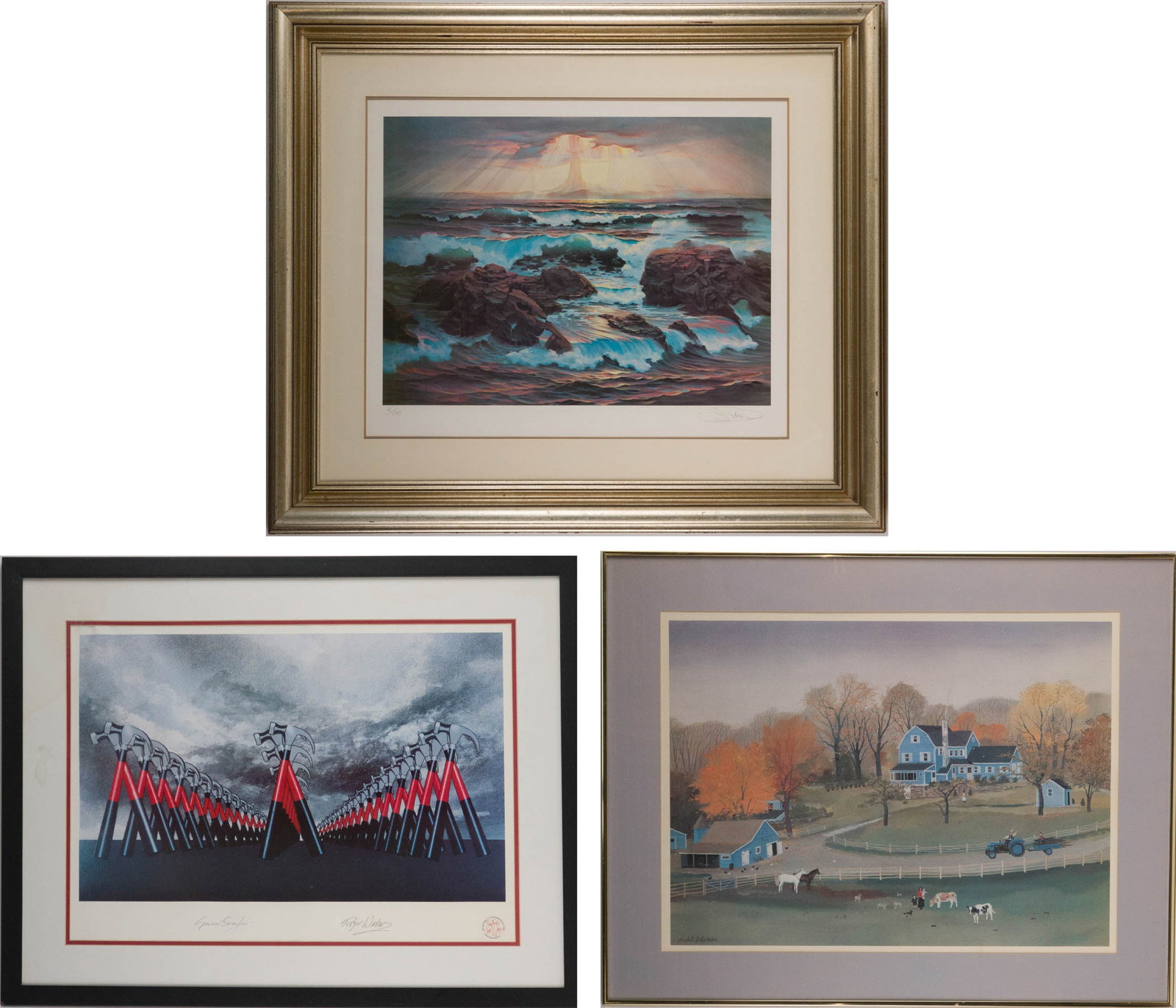 John Pitre, 1942-, Retribution, Serigraph (1 of 16)