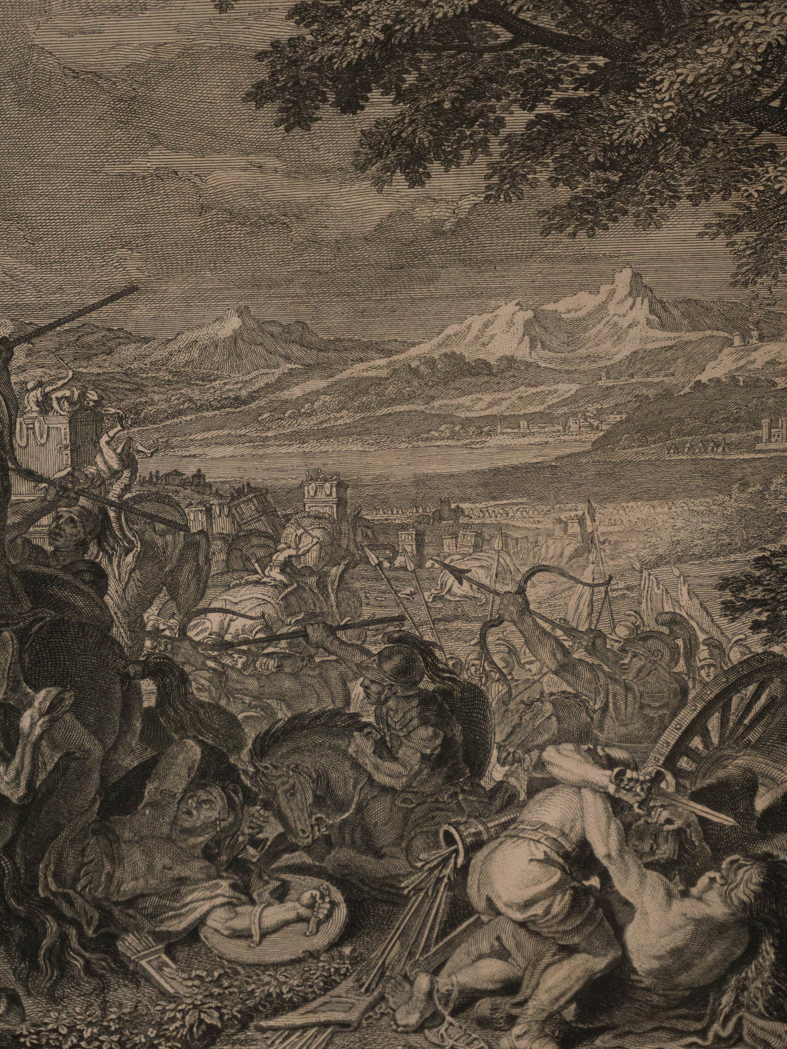 Two Classical Battle Scenes, Engravings - 11