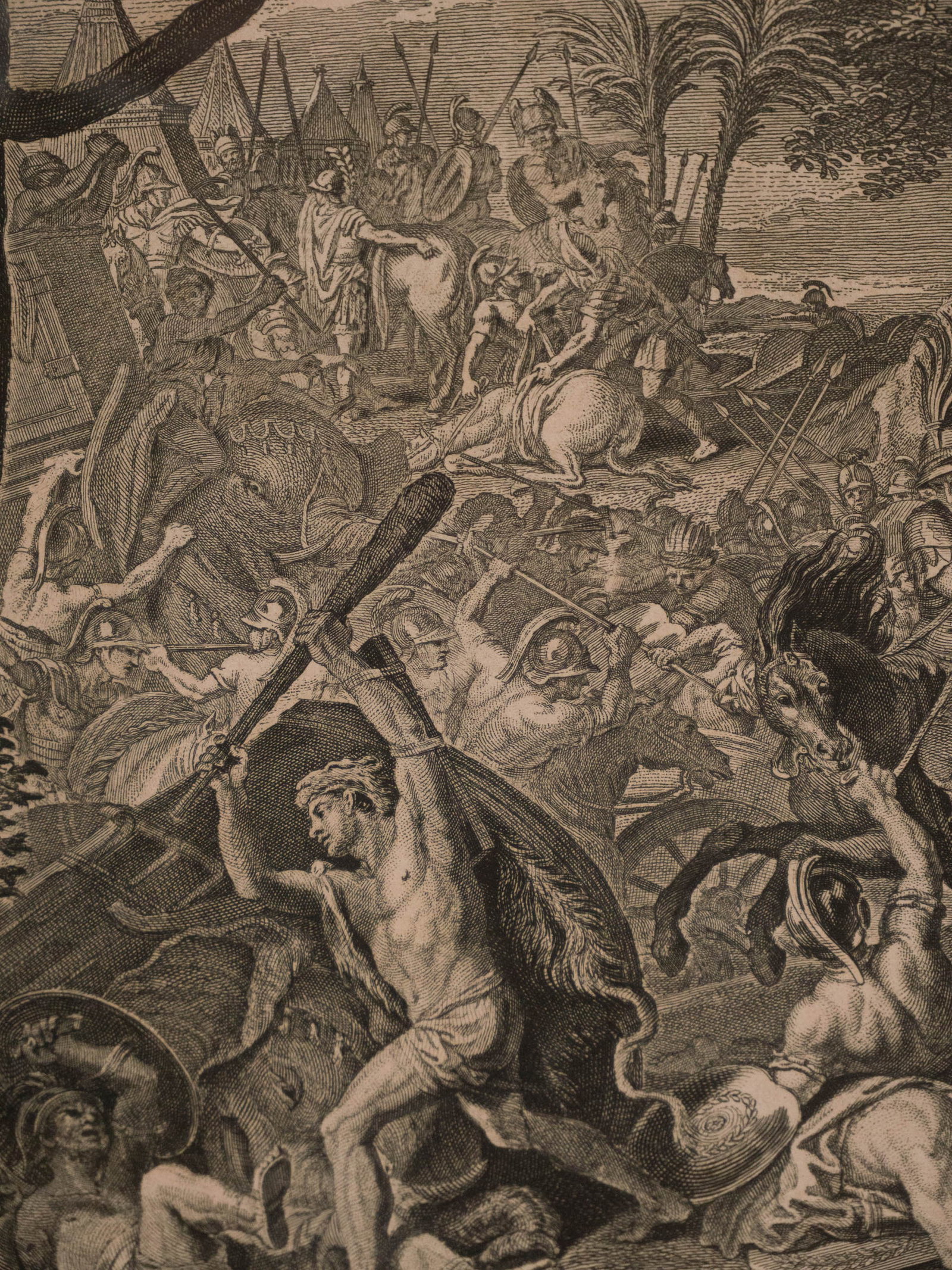 Two Classical Battle Scenes, Engravings - 12