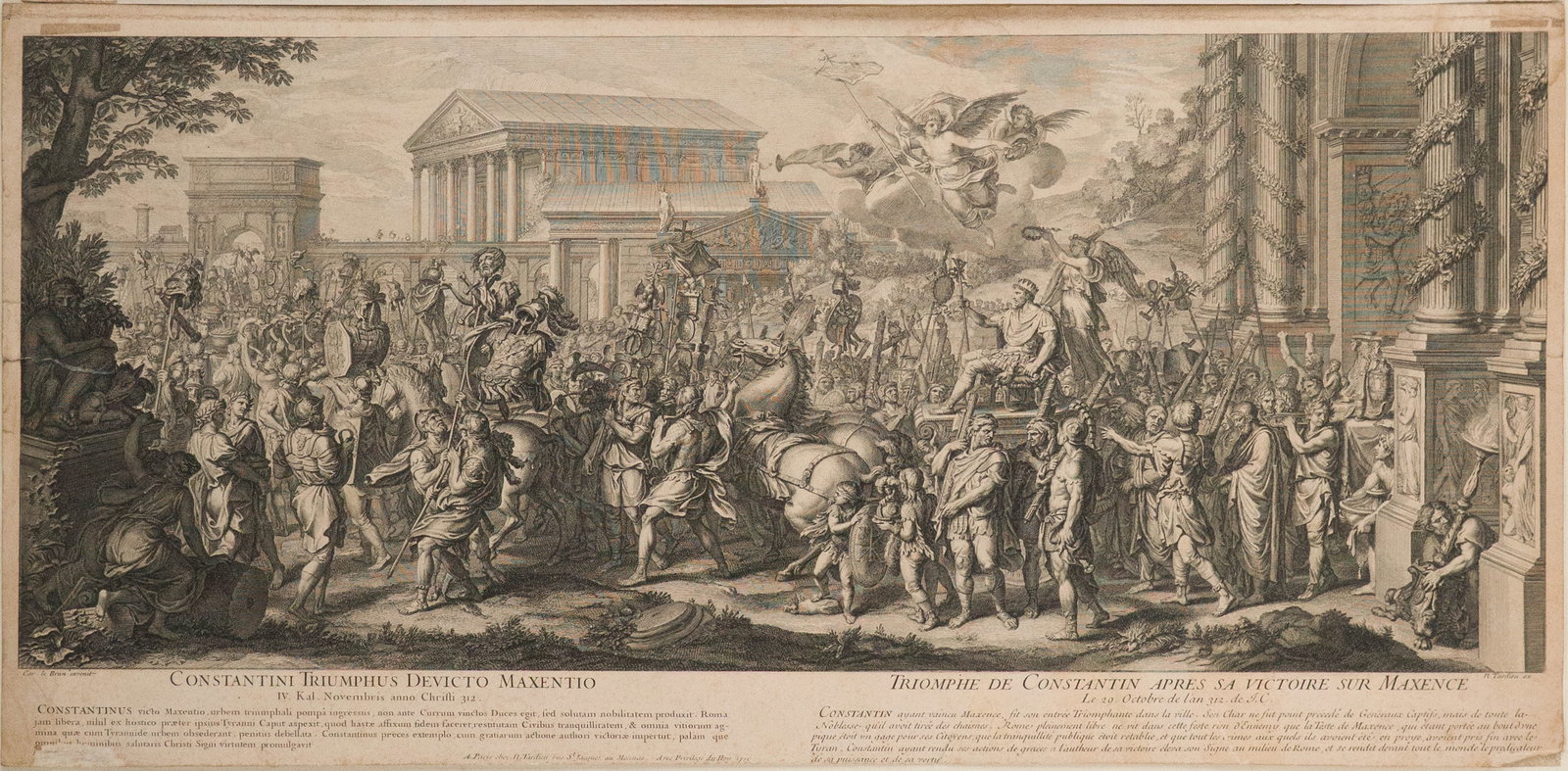 Two Classical Battle Scenes, Engravings - 2