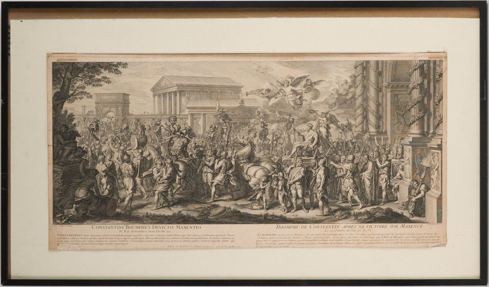 Two Classical Battle Scenes, Engravings - 3