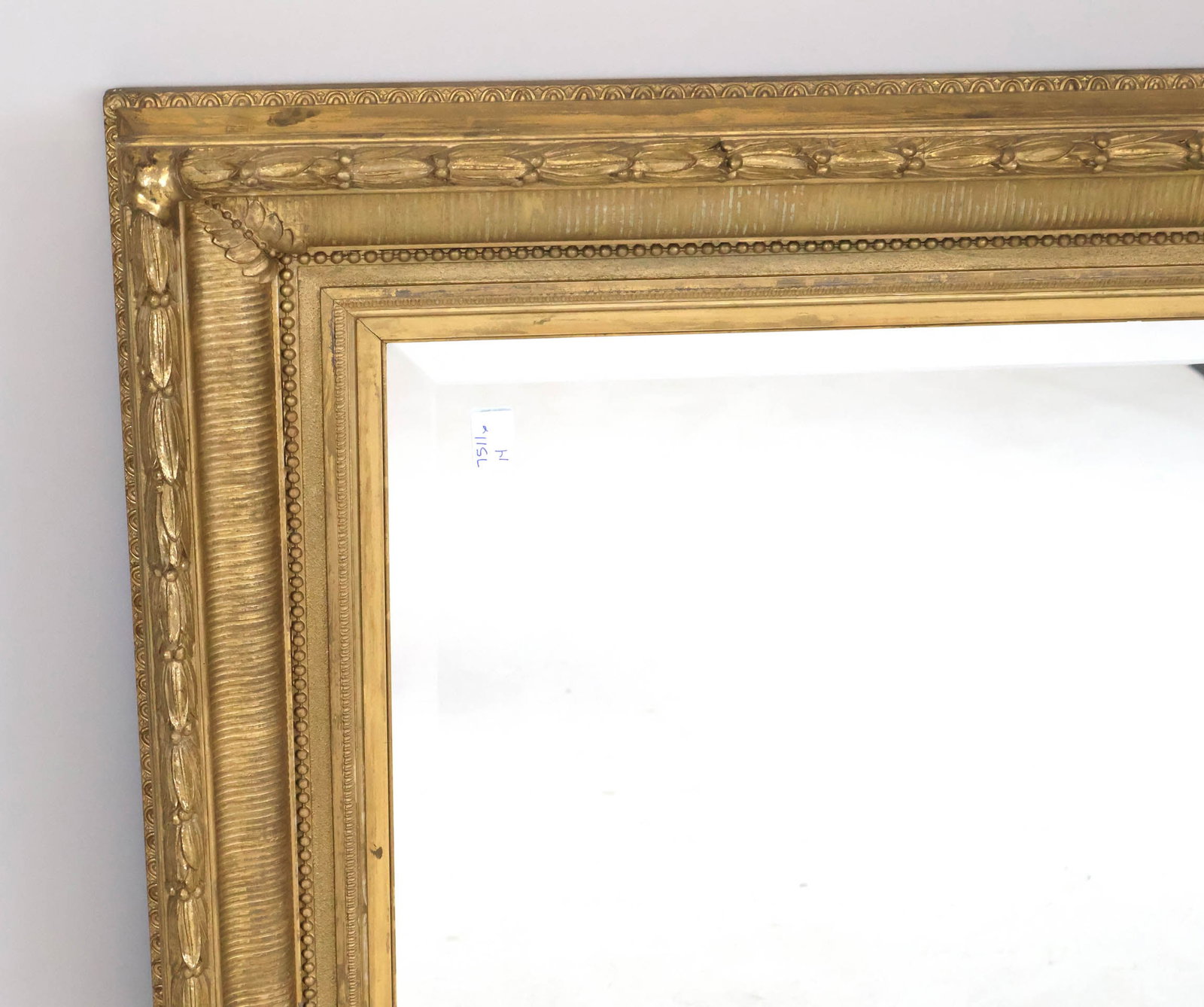 Victorian Giltwood Rectangular Mirror - 3