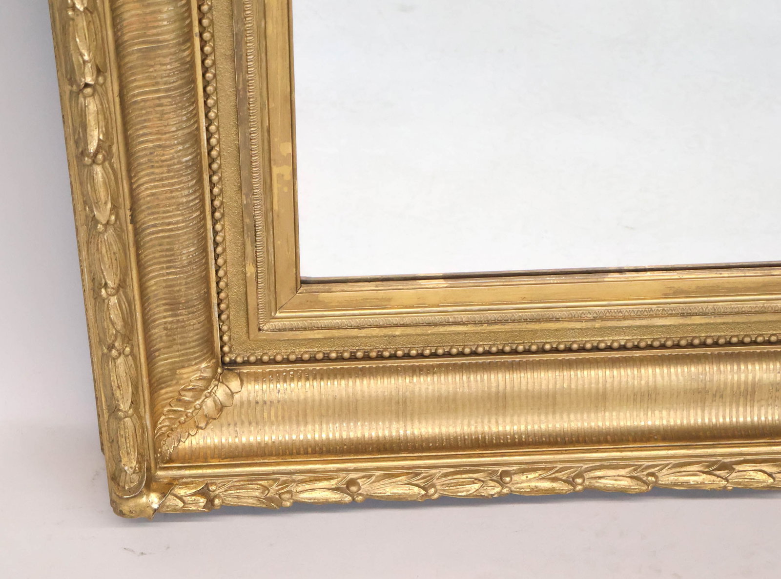 Victorian Giltwood Rectangular Mirror - 6