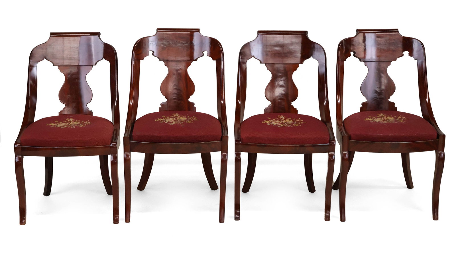 Four Empire Mahogany Side Chairs (1 of 12)