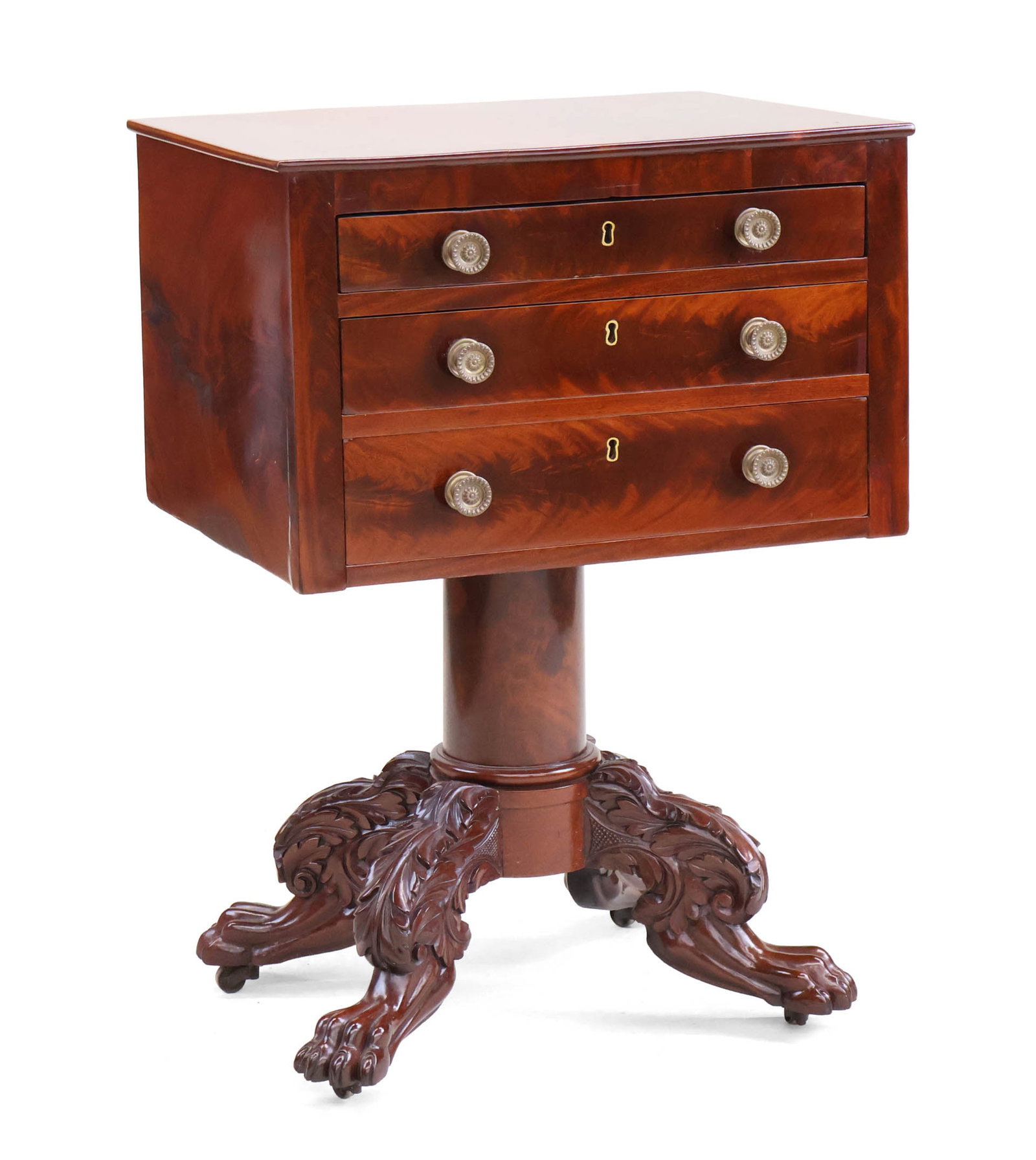 Classical Mahogany Work Table (1 of 14)