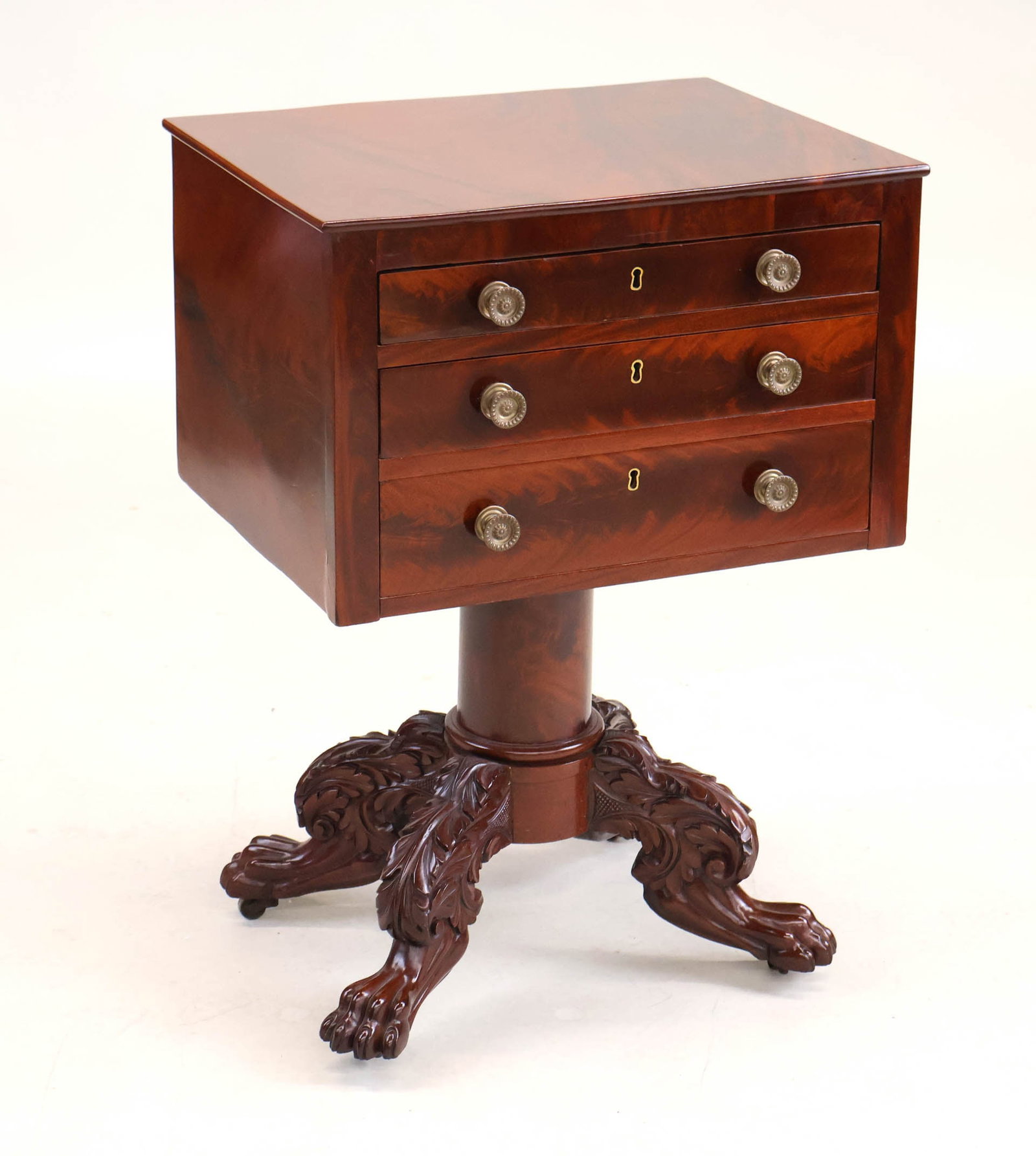 Classical Mahogany Work Table - 2