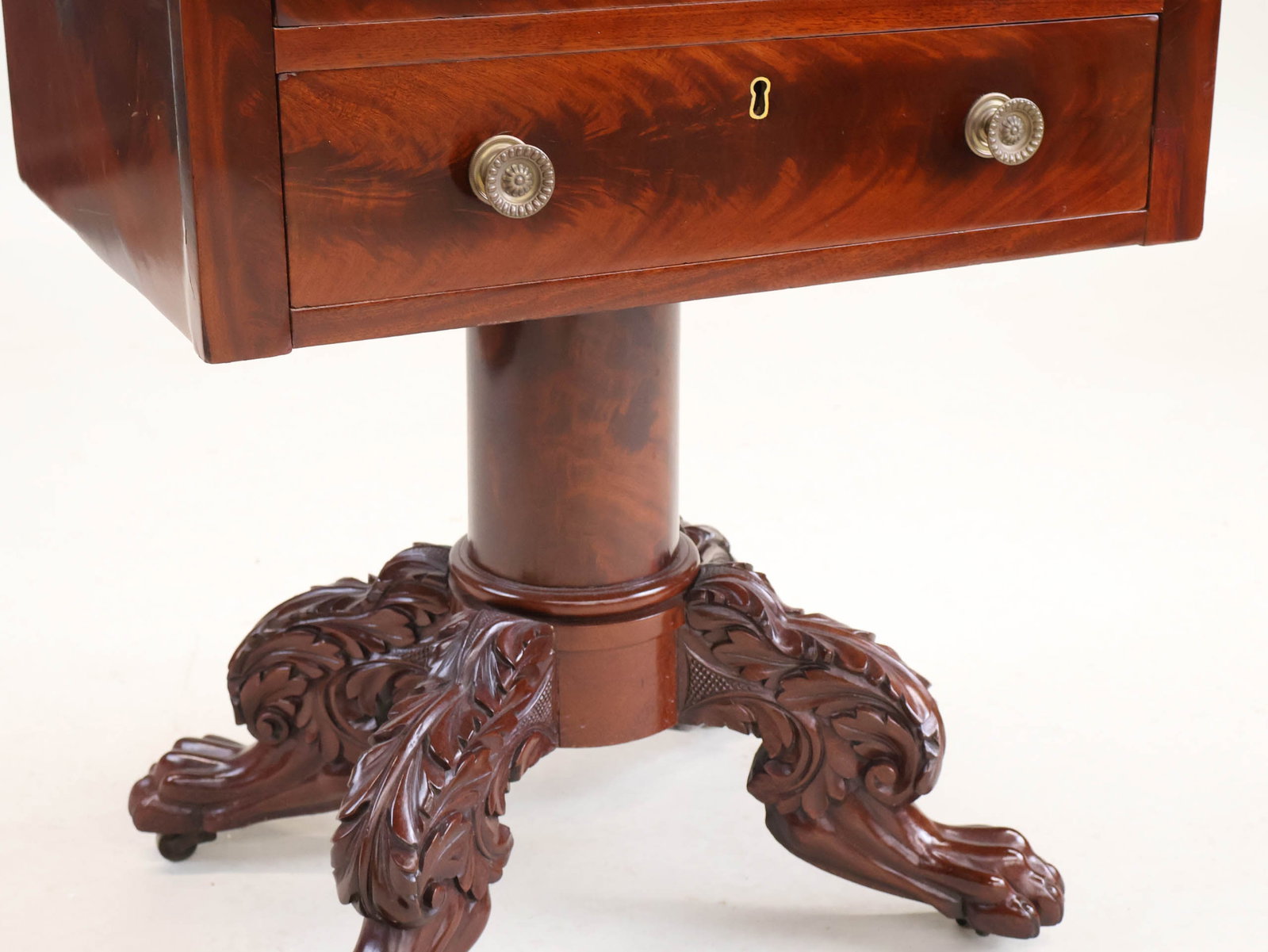 Classical Mahogany Work Table - 4