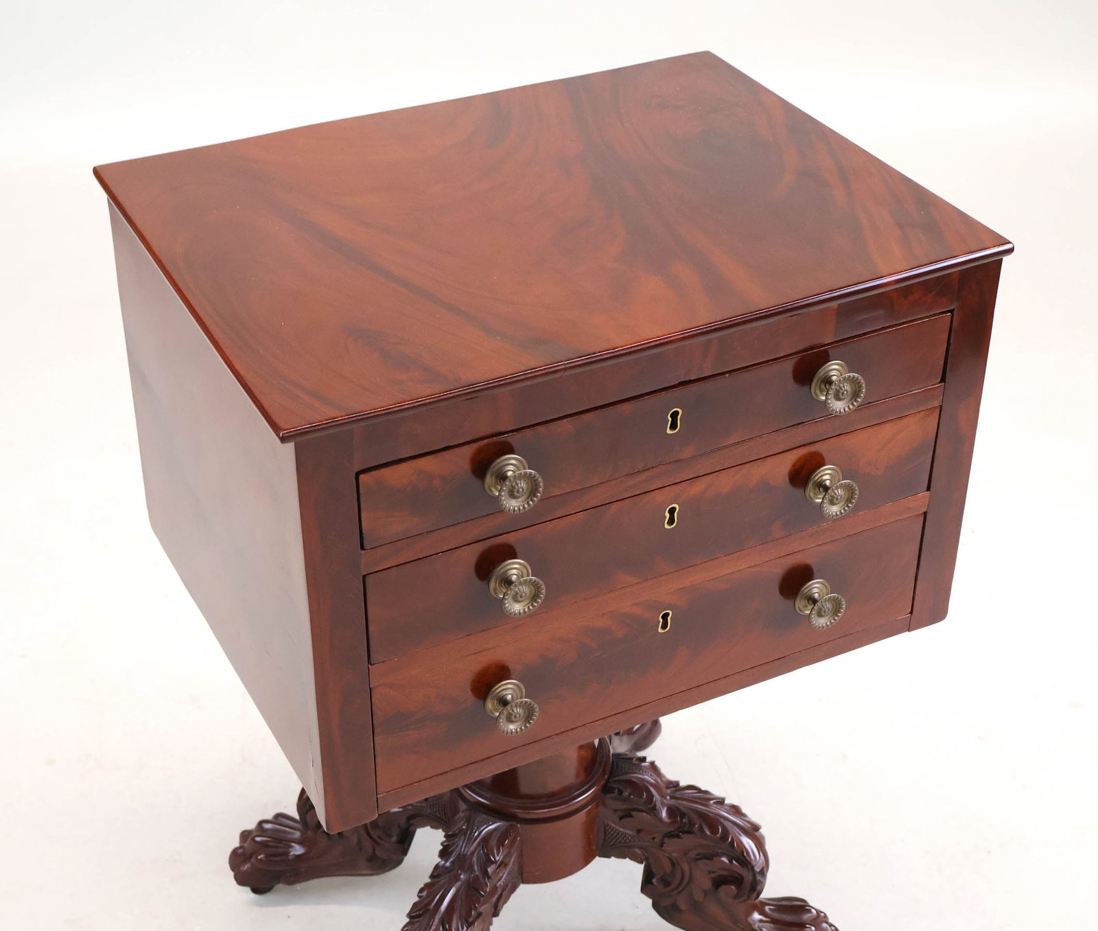 Classical Mahogany Work Table - 5