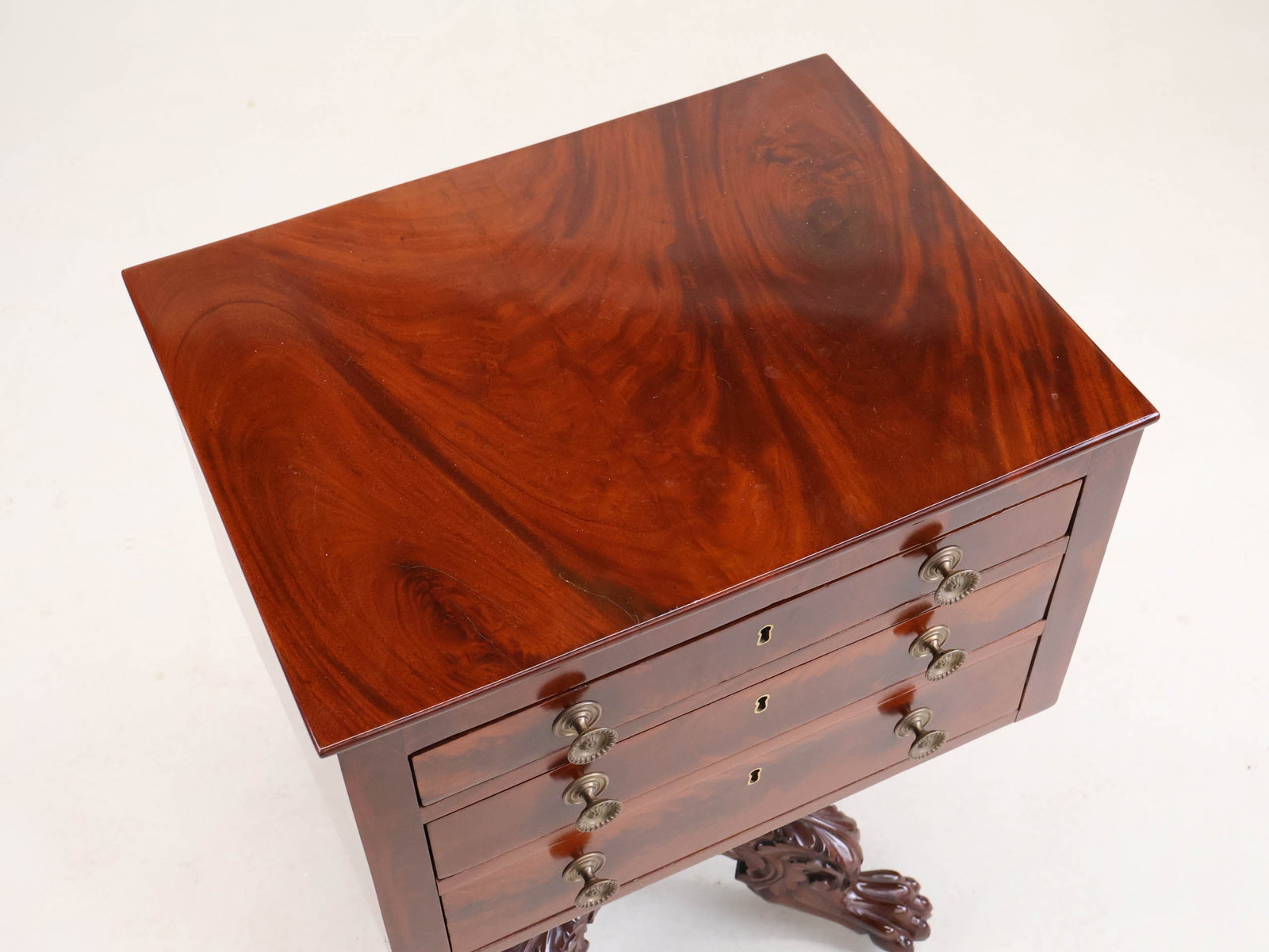 Classical Mahogany Work Table - 6