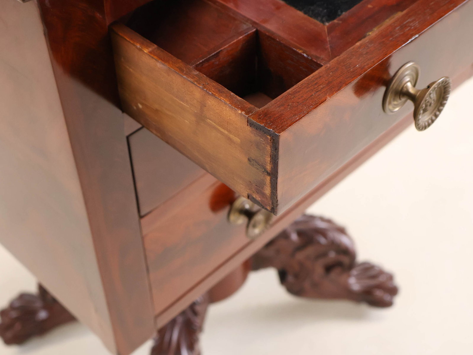 Classical Mahogany Work Table - 7