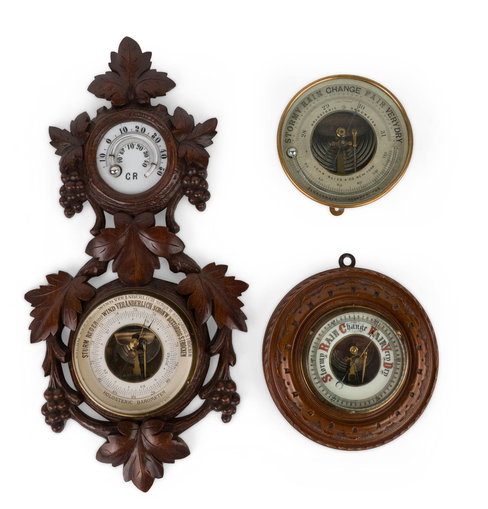 Three Vintage Barometers (1 of 7)