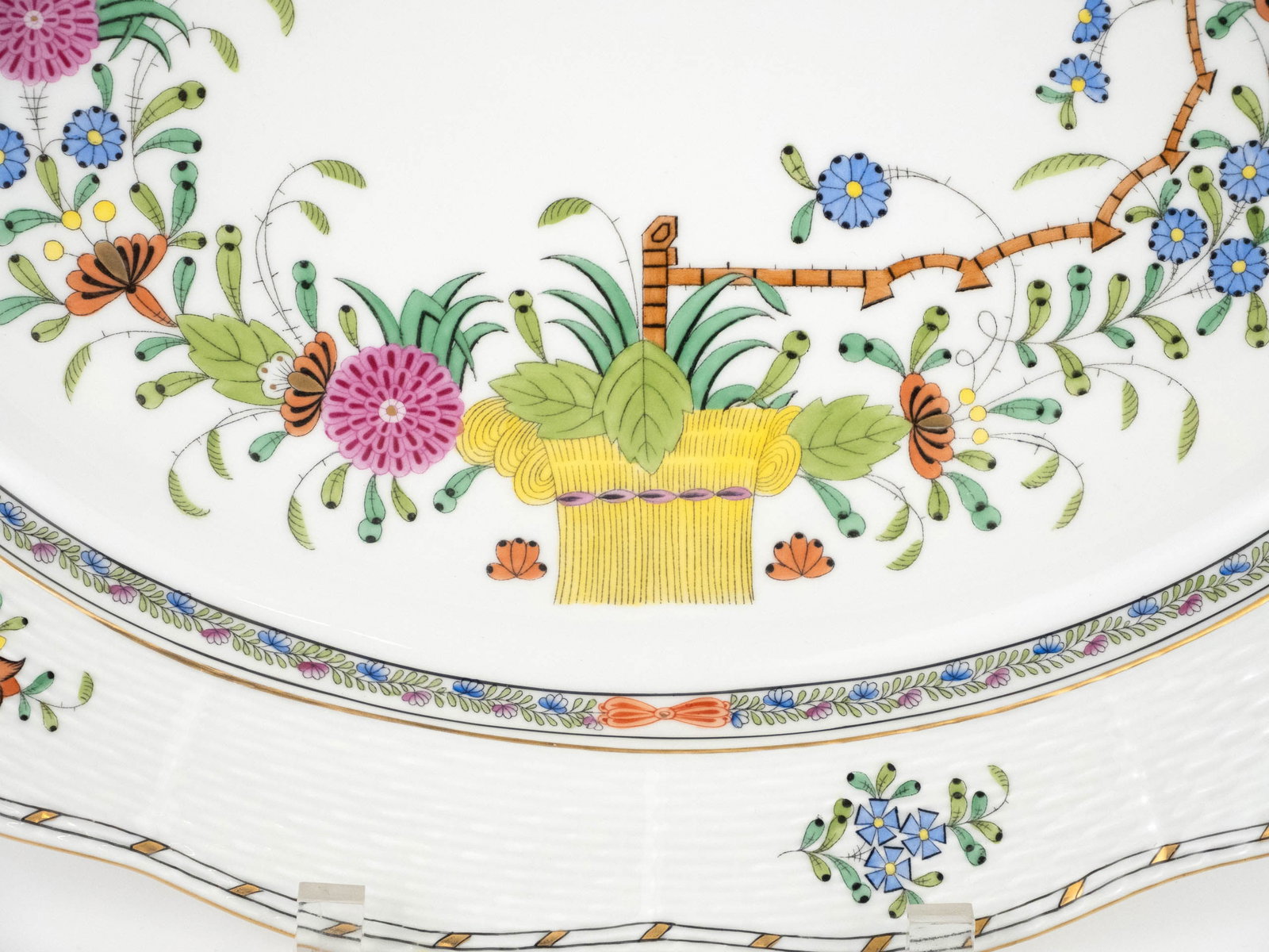 Three Herend "Indian Basket" Platters - 2