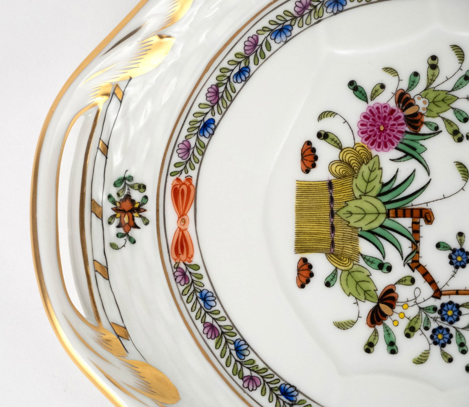 Three Herend "Indian Basket" Platters - 4