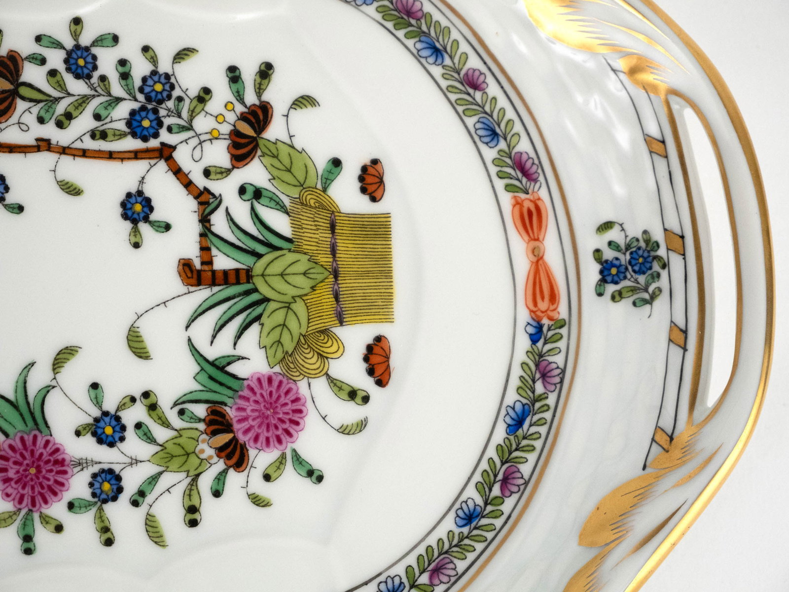 Three Herend "Indian Basket" Platters - 5