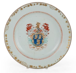 Chinese Export Armorial Porcelain Charger
