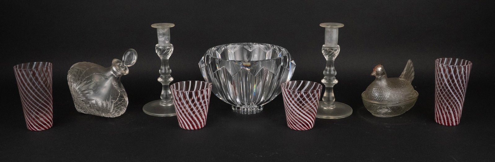 Orrefors Zodiac Crystal Bowl (1 of 8)