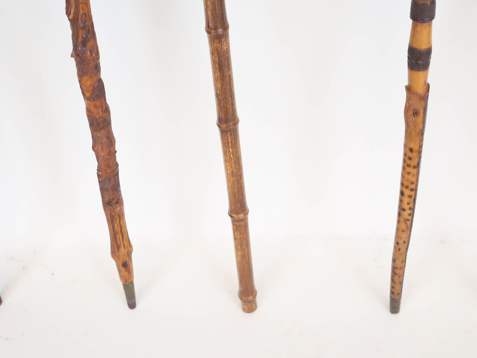 Seven Assorted Wood Canes - 11