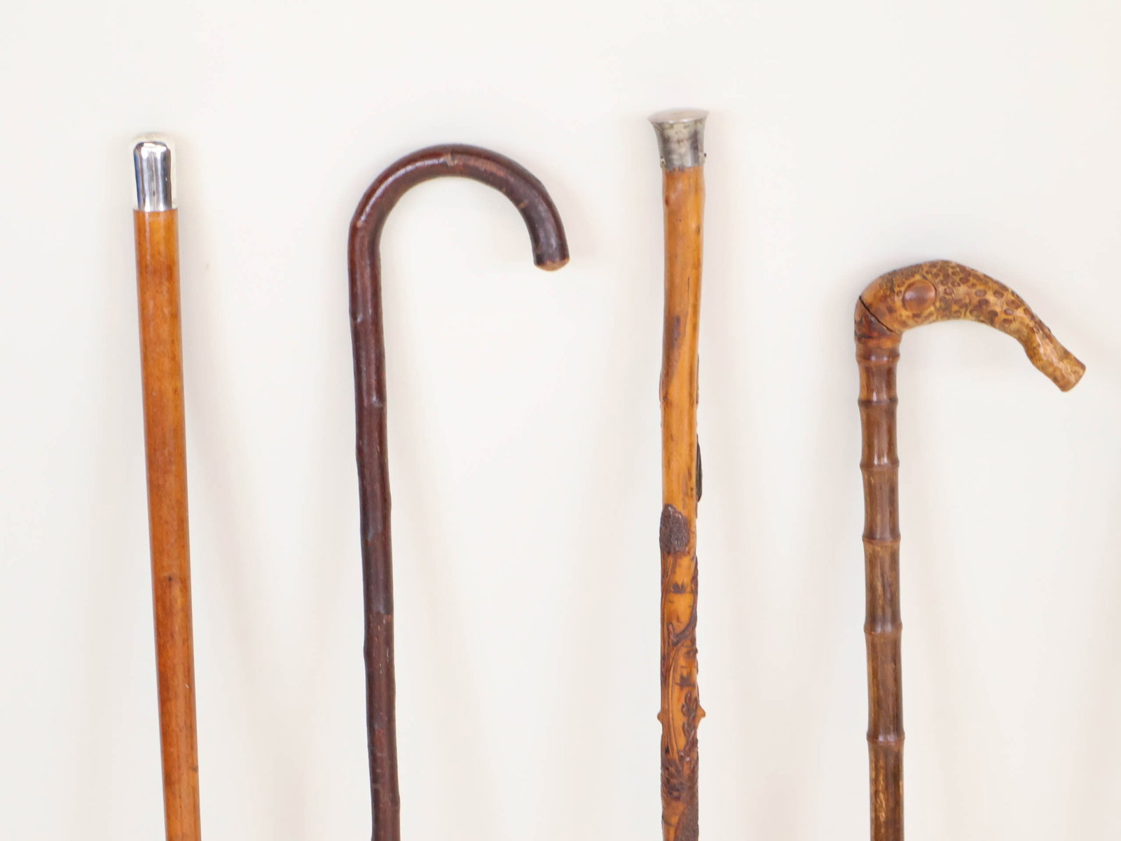 Seven Assorted Wood Canes - 2
