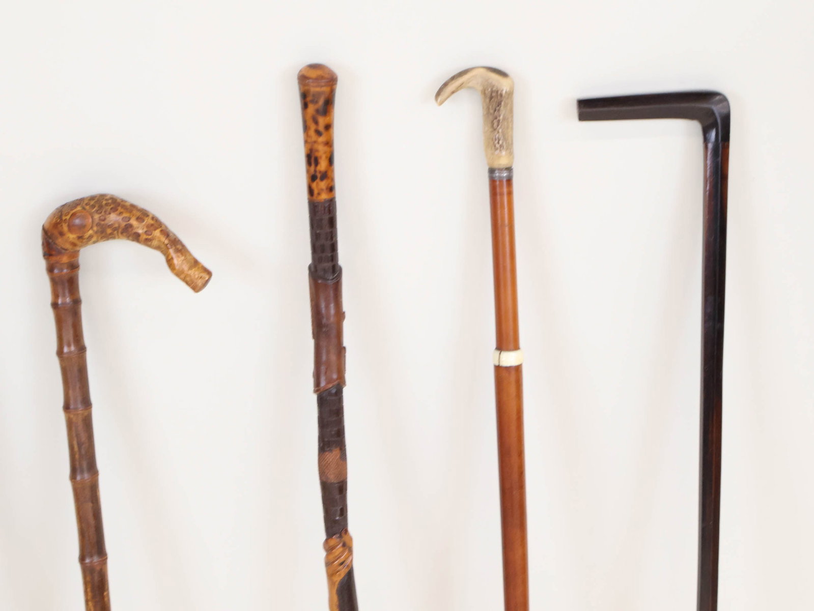 Seven Assorted Wood Canes - 4