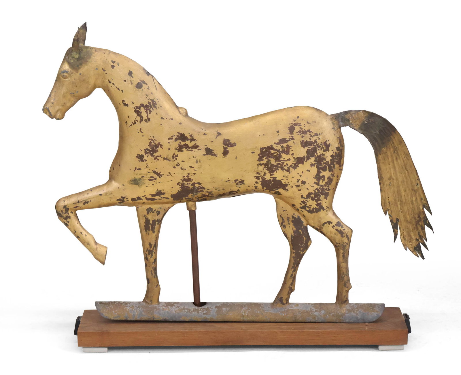 Molded Gilt Copper and Zinc Arabian Horse Weathervane (1 of 12)