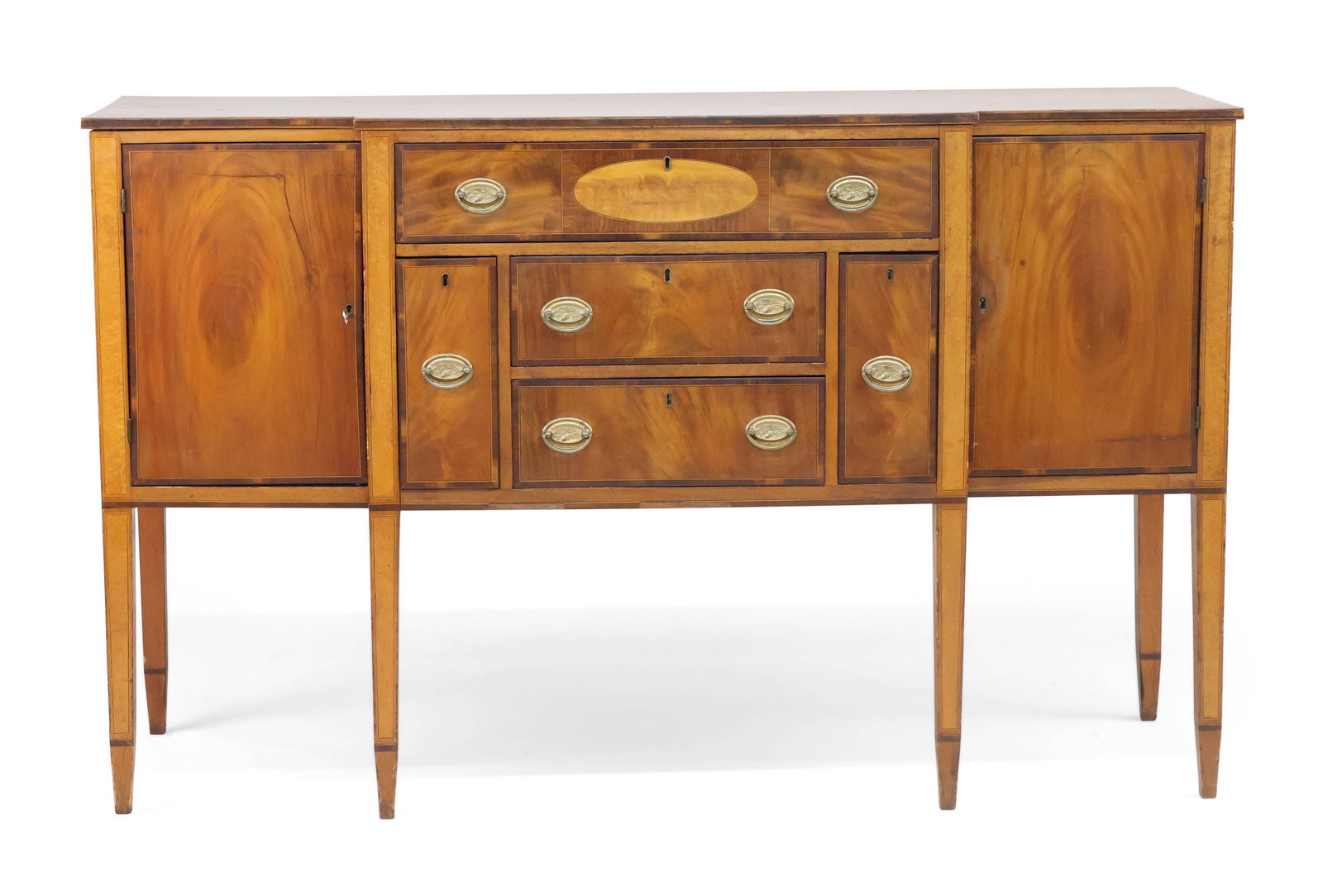 Federal Inlaid Mahogany Sideboard (1 of 16)