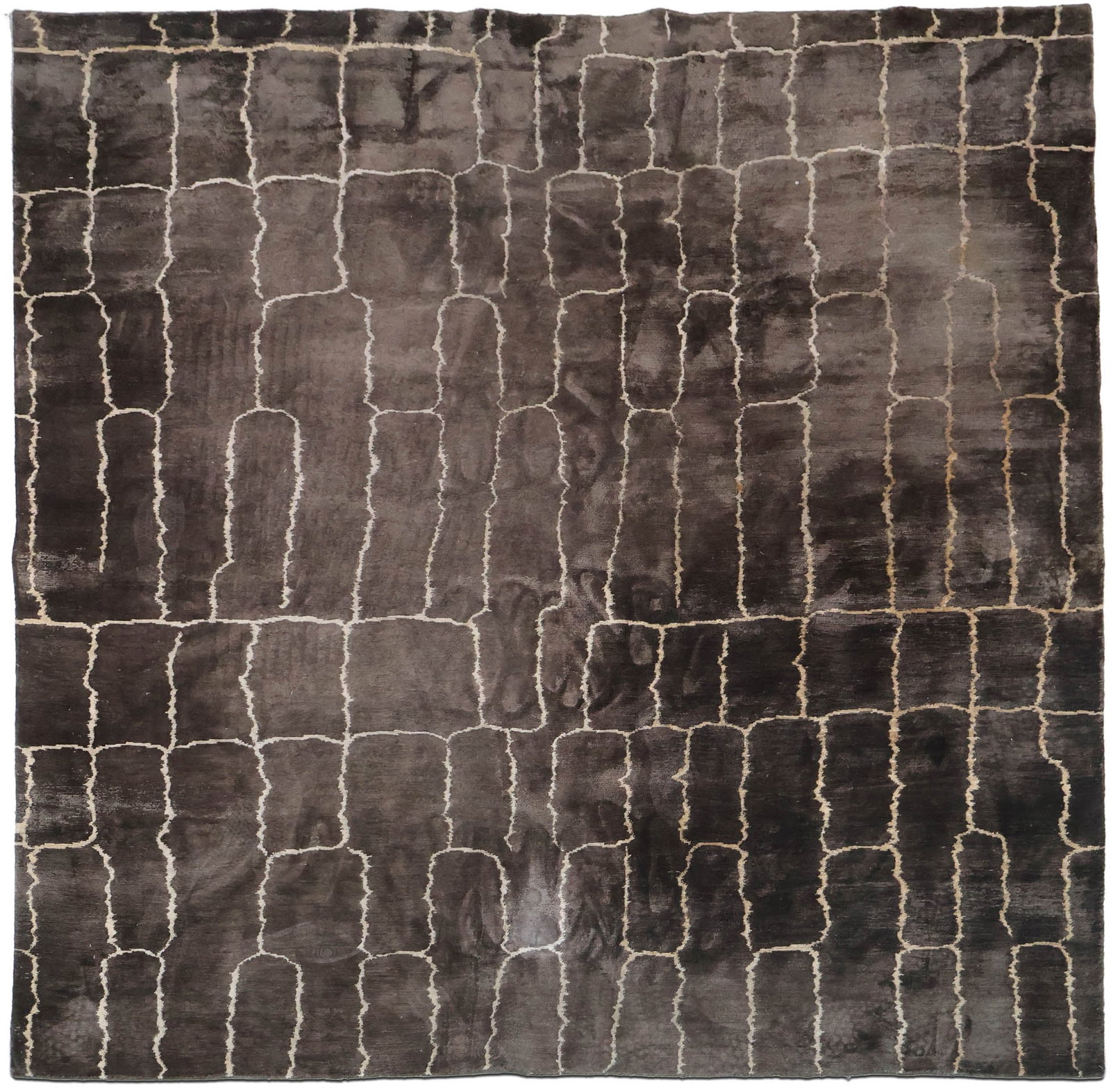 Wool & Silk Tibetan Carpet (1 of 14)