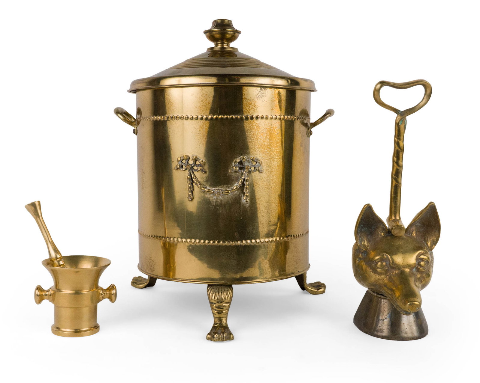 Brass Fox-Head Form Doorstop (1 of 8)