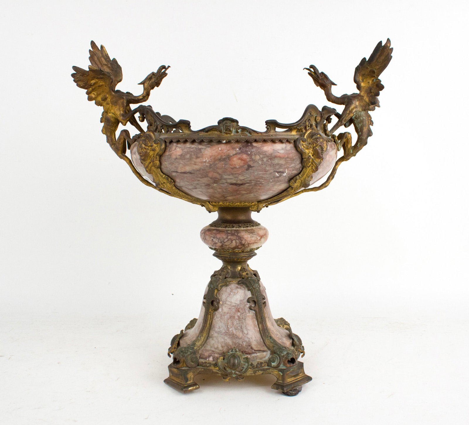 French Gilded Age Ormolu-Mounted Marble Centerpiece - 7