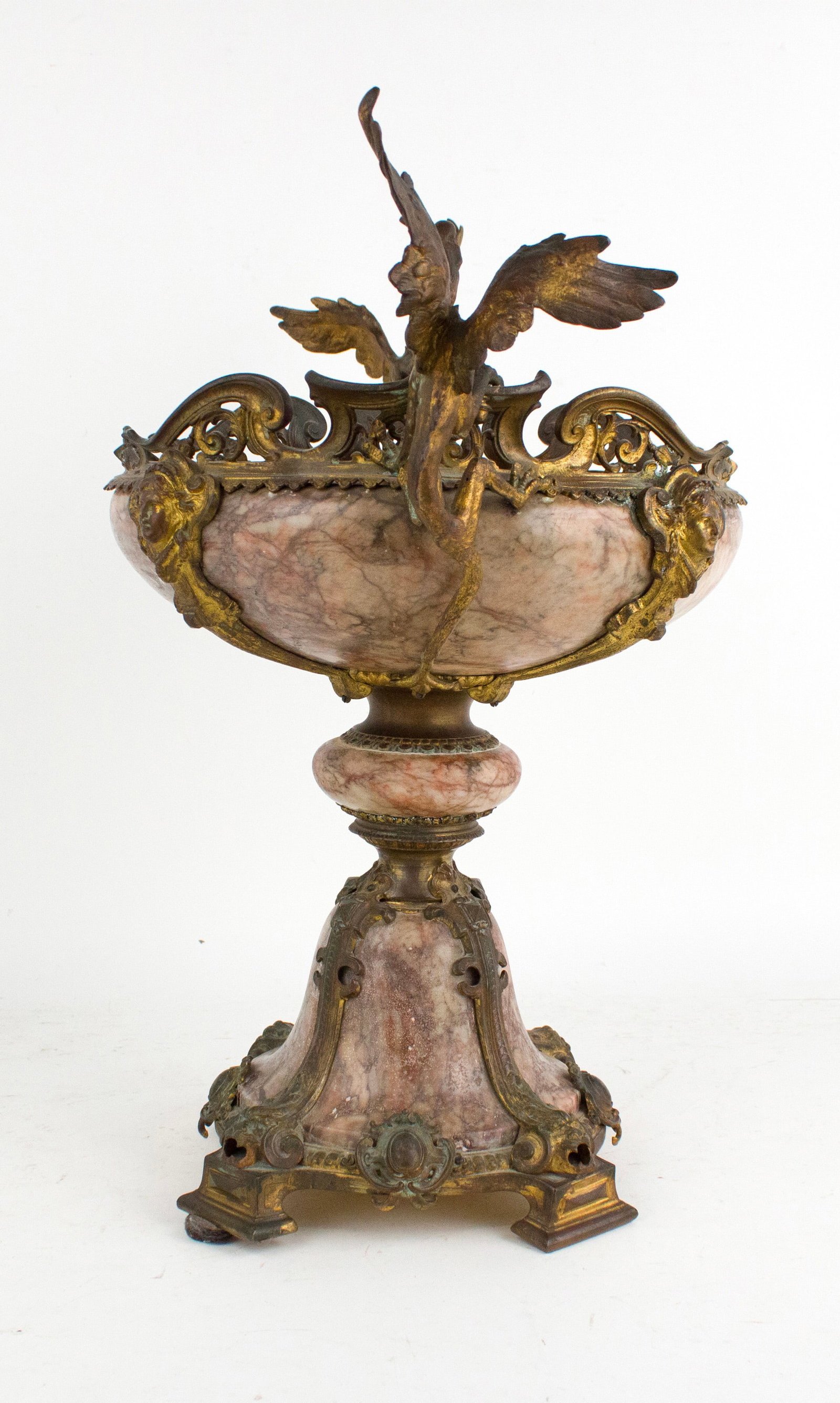 French Gilded Age Ormolu-Mounted Marble Centerpiece - 9