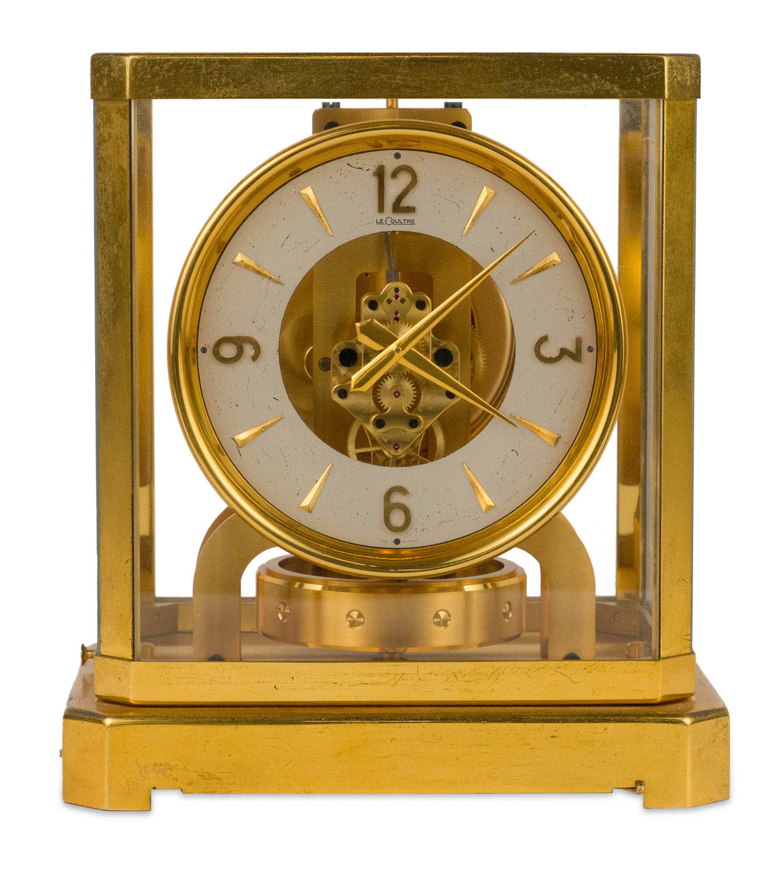 LeCoultre Atmos Brass Perpetual Motion Shelf Clock (1 of 8)