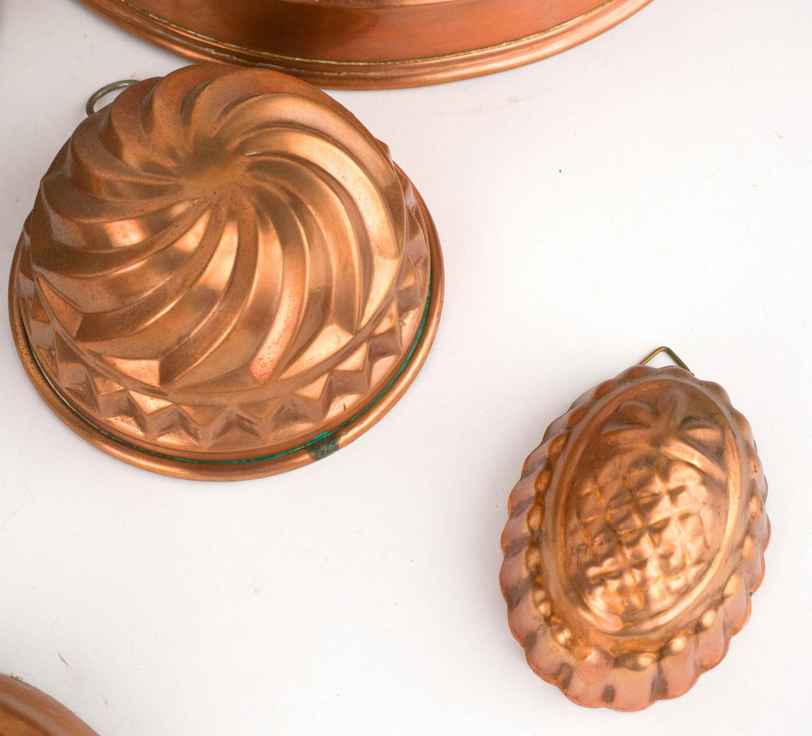 Ten Copper Molds - 5