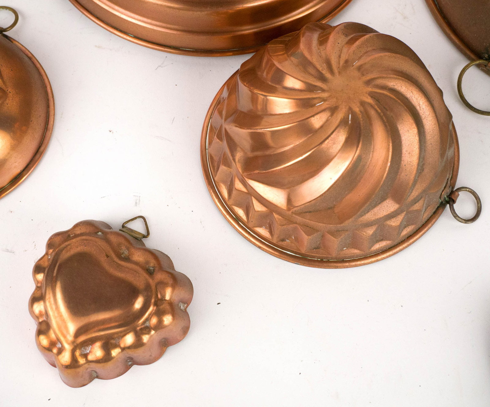 Ten Copper Molds - 6