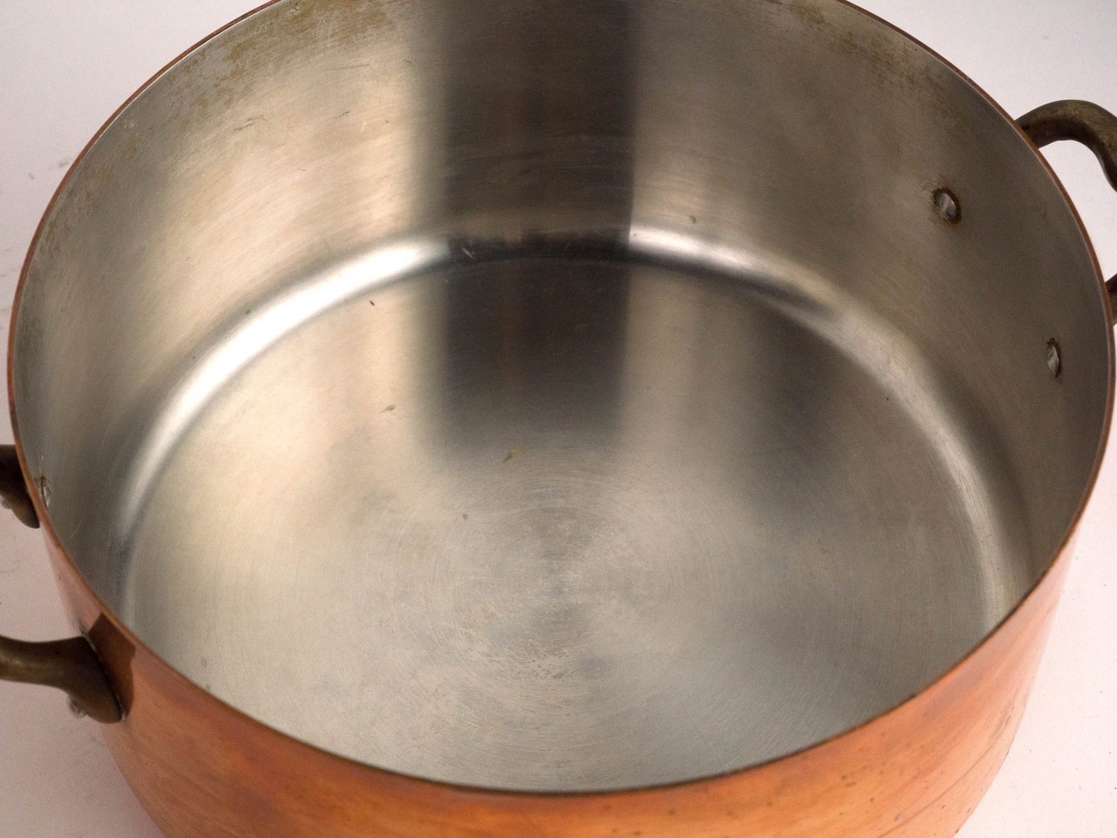 Five Copper and Brass Pots - 10