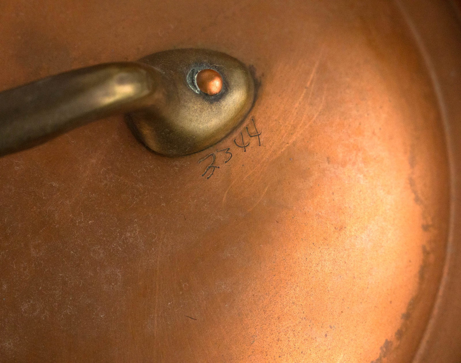 Five Copper and Brass Pots - 5