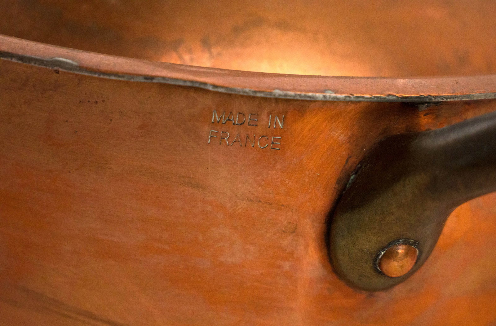 Five Copper and Brass Pots - 6